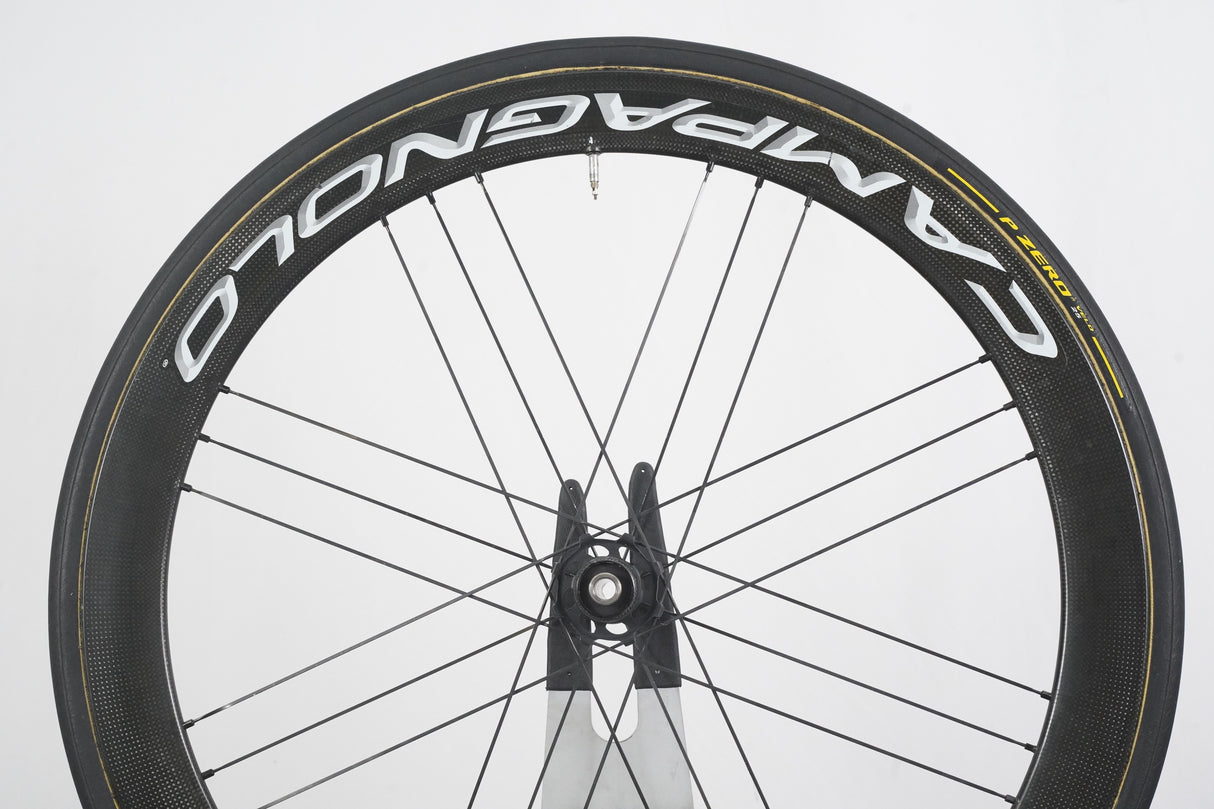 FRONT Campagnolo Bora One 50 Carbon Tubular Disc Brake Wheel