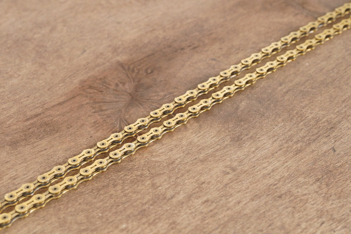 106L KMC X11SL Gold 11 Speed Road Chain 75% Life Remaining 106 Links