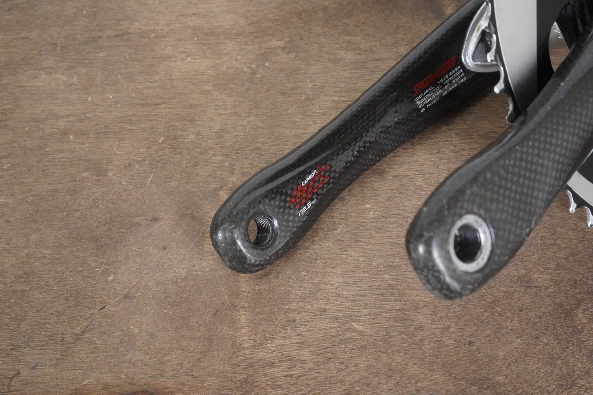 172.5mm 53/39T BB30 Specialized S-WORKS Quarq Power Meter Carbon Crankset