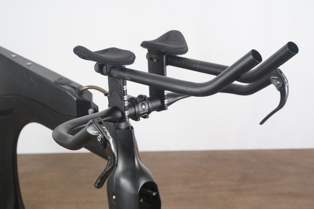 S (Small) Ventum One Carbon Aero TT Triathlon Rim Brake Frameset + Handlebar