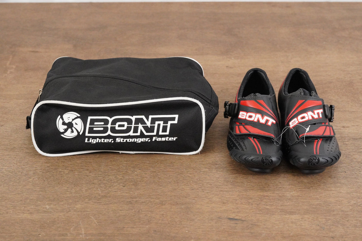 6.5 (UK) 40 (EU) 7 (US) Bont Clipless Road Shoes