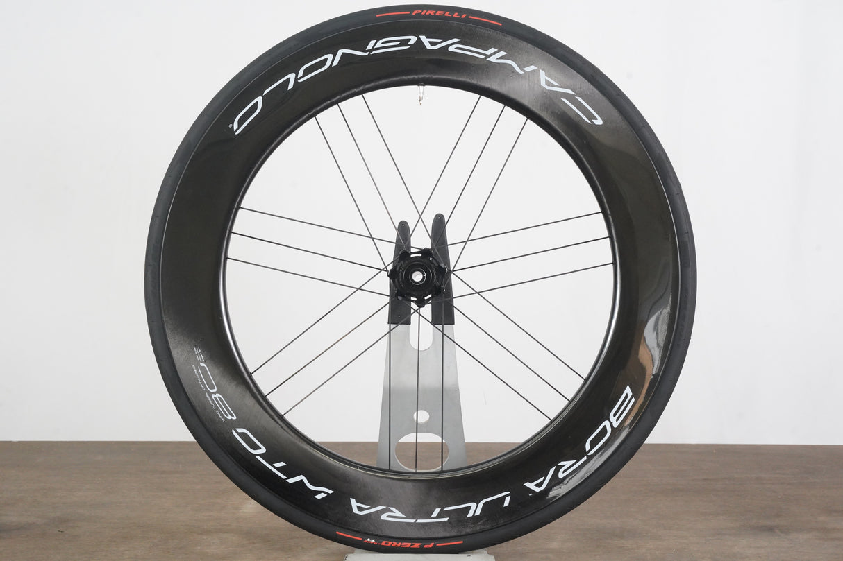 FRONT Campagnolo Bora Ultra WTO 80 Carbon Tubeless Clincher Disc Brake Wheel