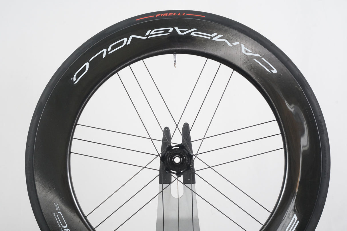 FRONT Campagnolo Bora Ultra WTO 80 Carbon Tubeless Clincher Disc Brake Wheel