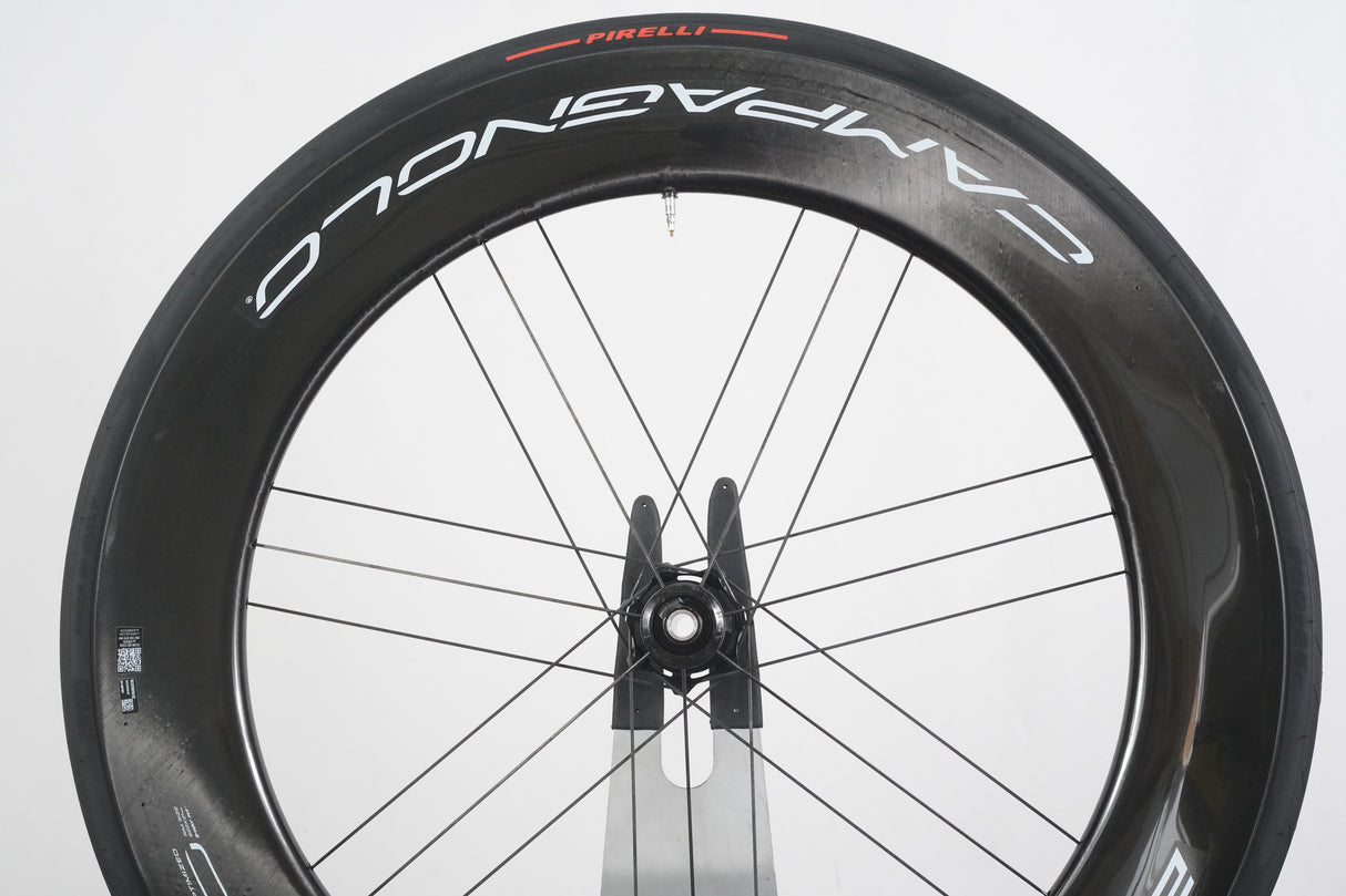 FRONT Campagnolo Bora Ultra WTO 80 Carbon Tubeless Clincher Disc Brake Wheel