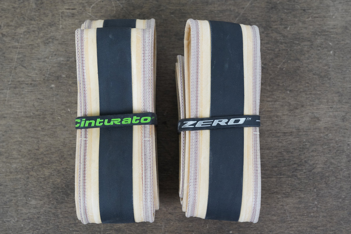 (2) NEW 700x25C 25mm Bontrager R4 320 Tan Clincher Road Tires