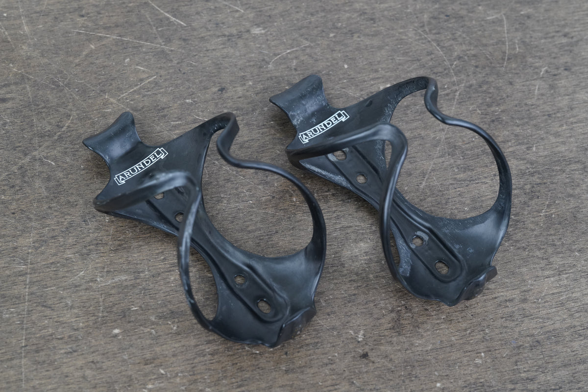 (2) Arundel Mandible Carbon Water Bottle Cages 49g