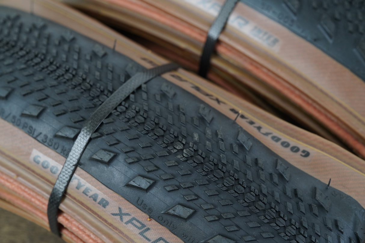 (2) NEW 700x45C 45mm Goodyear Zipp XPLR Tubeless Road Tires