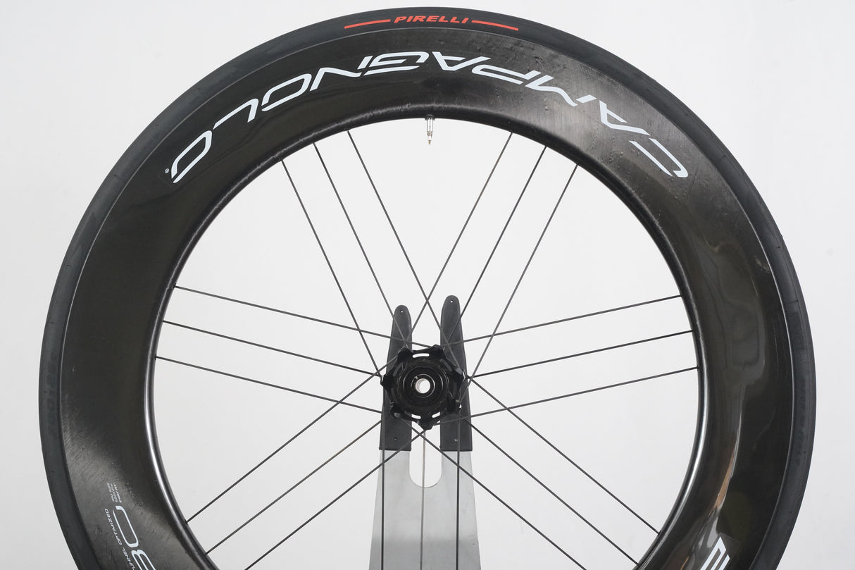 FRONT Campagnolo Bora Ultra WTO 80 Carbon Tubeless Clincher Disc Brake Wheel