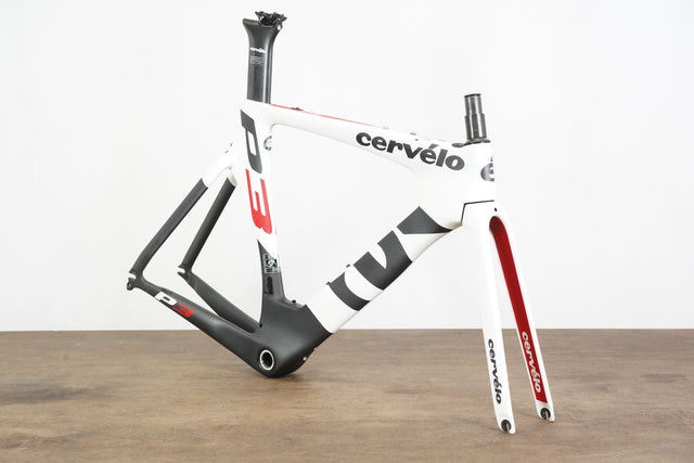 51cm Cervelo P3 Carbon Aero Rim Brake TT Triathlon Frameset