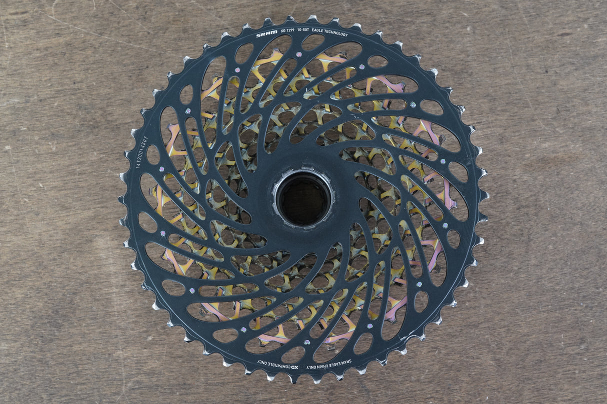 10-50T SRAM XX1 Eagle XG-1299 Rainbow XD 12 Speed MTB Cassette 360g