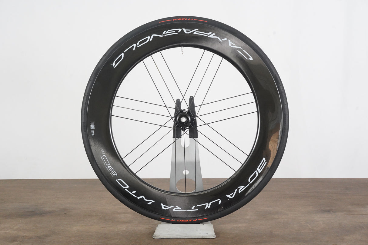 FRONT Campagnolo Bora Ultra WTO 80 Carbon Tubeless Clincher Disc Brake Wheel