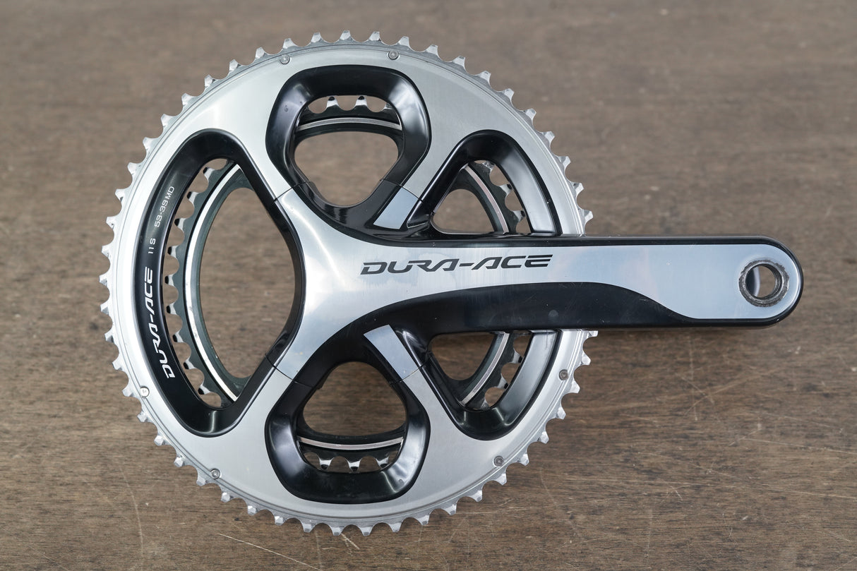 172.5mm 53/39T Shimano Dura-Ace FC-9000 11 Speed Crankset 645g