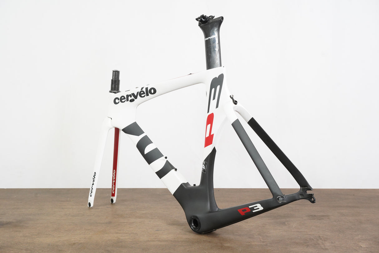 51cm Cervelo P3 Carbon Aero Rim Brake TT Triathlon Frameset