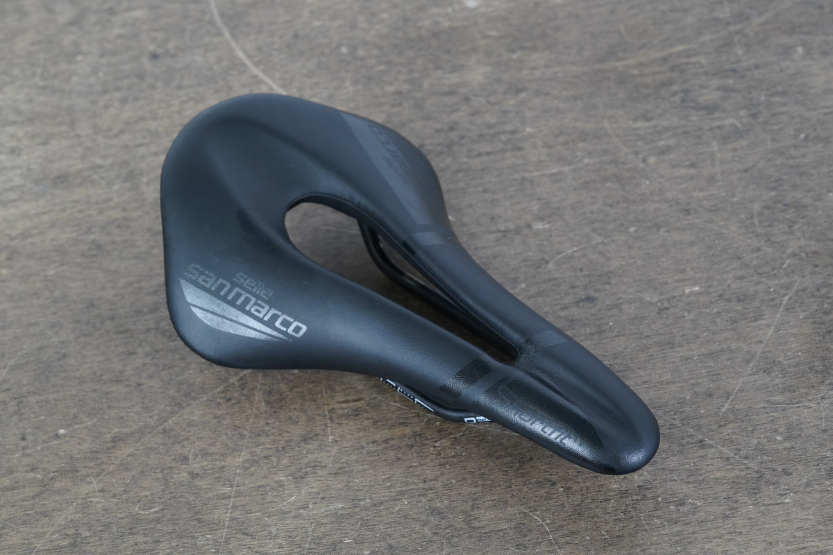 144mm (Wide) LOOK Selle San Marco ShortFit  Manganese Rail Road Saddle 185g