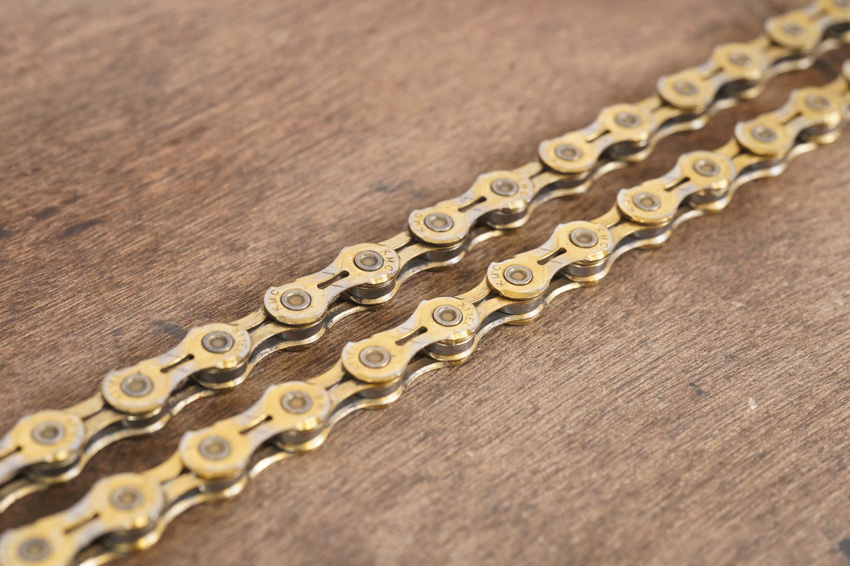 110L KMC X11EL Gold 11 Speed Road Chain >75% Life Remaining 110 Links