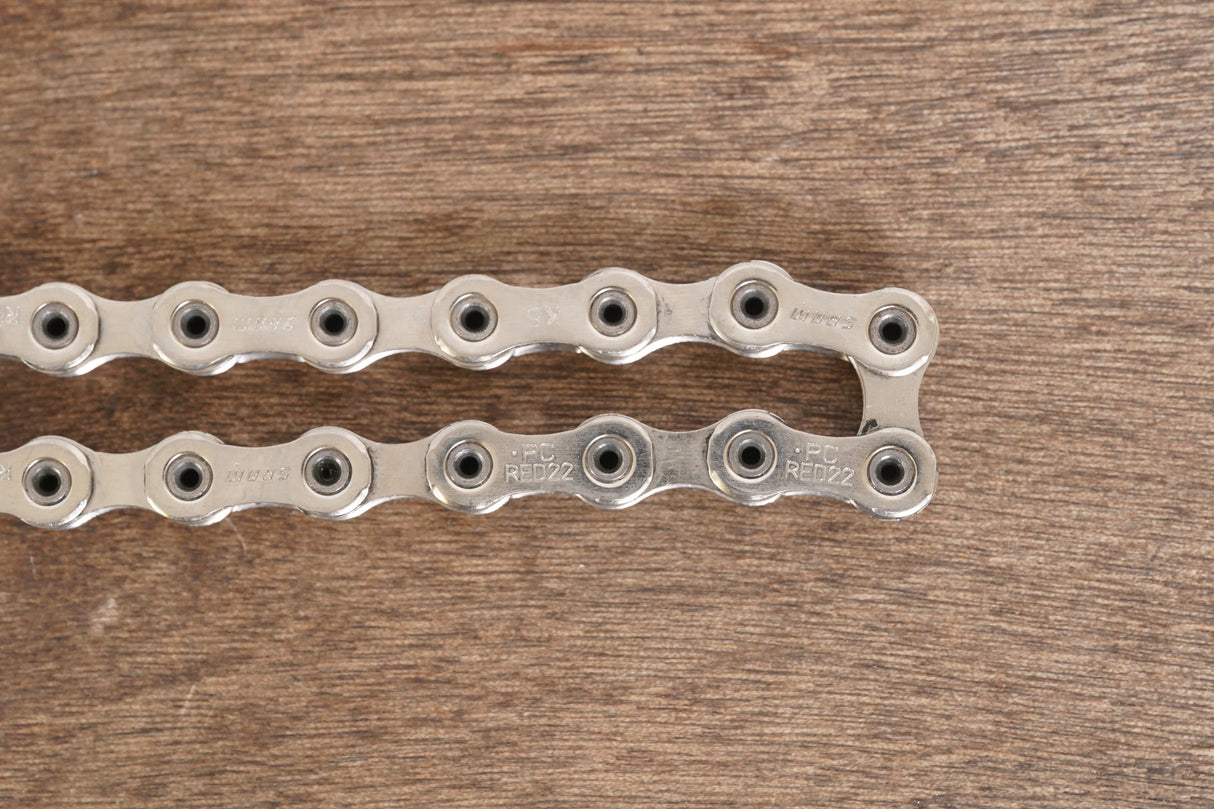 106L SRAM RED22 11 Speed Road Chain >75% Life Remaining 106 Links