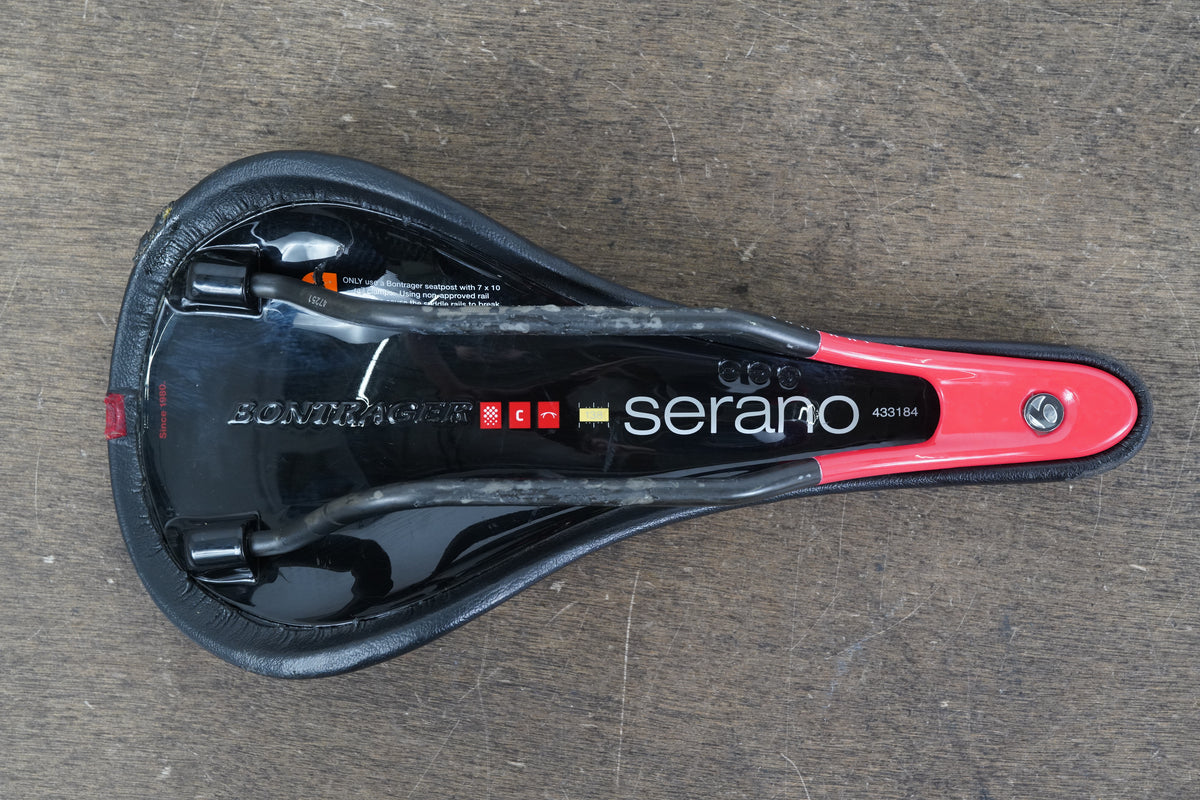 138mm Bontrager Serano RXL Carbon Rail Road Saddle 178g