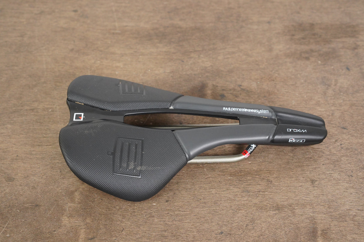 143mm Prologo Proxim W650 Performance TiroX Rail MTB Saddle 212g