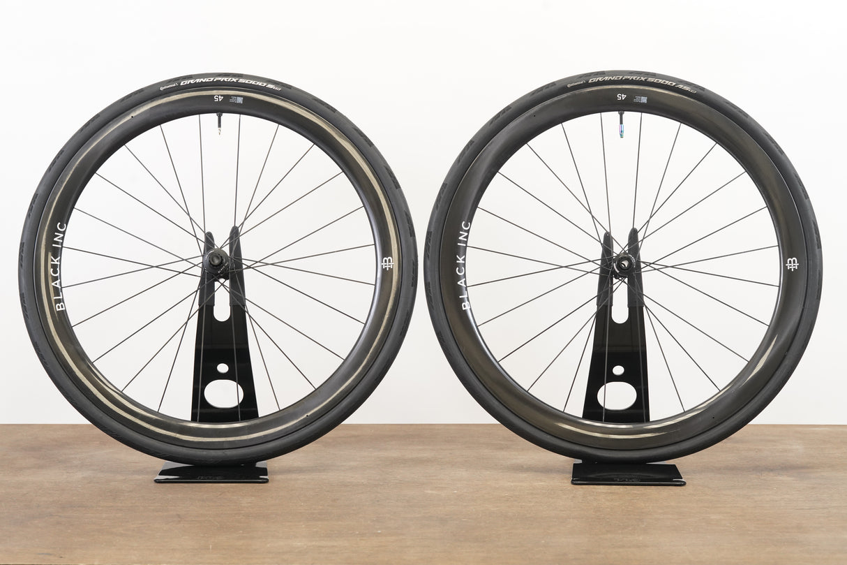 Black Inc. Fourty Five 45 Carbon Tubeless Clincher Disc Brake Wheelset 12 Speed