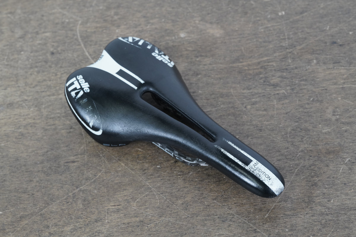 134mm Selle Italia SLR Flow Team Edition Carbon Rail Road Saddle 142g