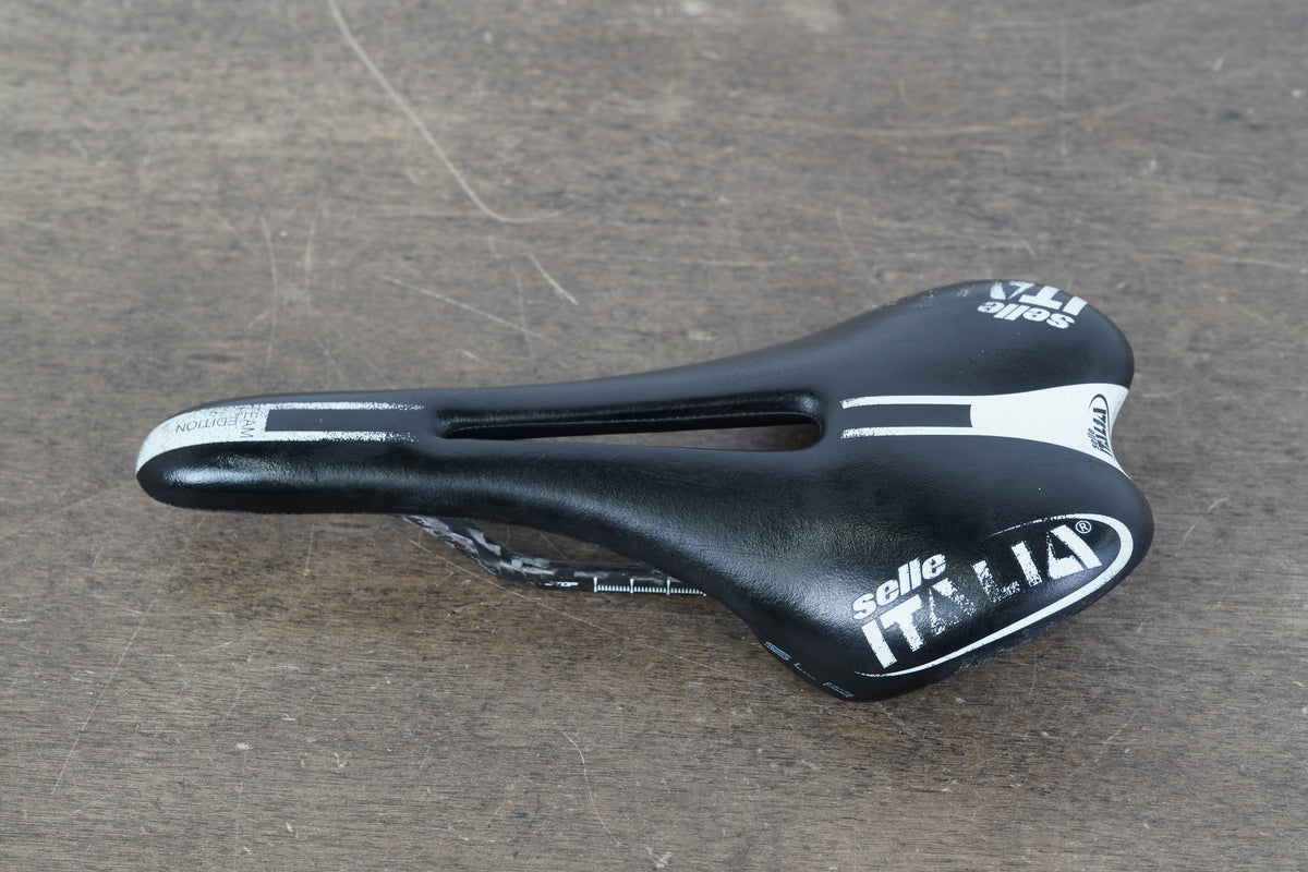 134mm Selle Italia SLR Flow Team Edition Carbon Rail Road Saddle 142g