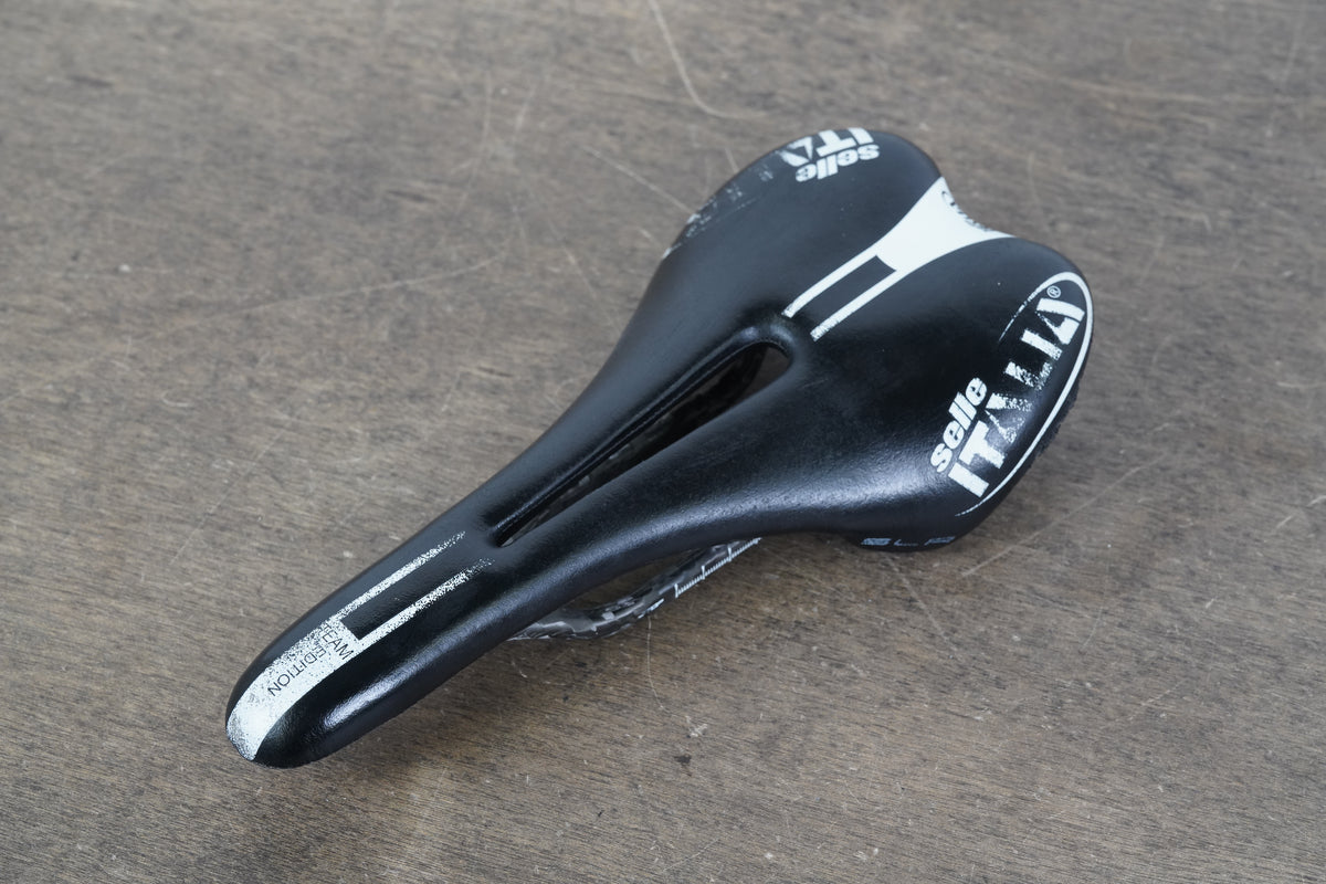 134mm Selle Italia SLR Flow Team Edition Carbon Rail Road Saddle 142g