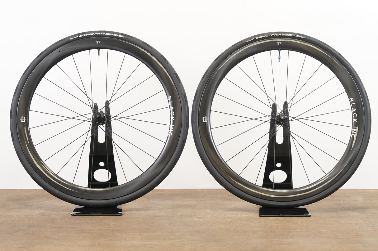 Black Inc. Fourty Five 45 Carbon Tubeless Clincher Disc Brake Wheelset 12 Speed