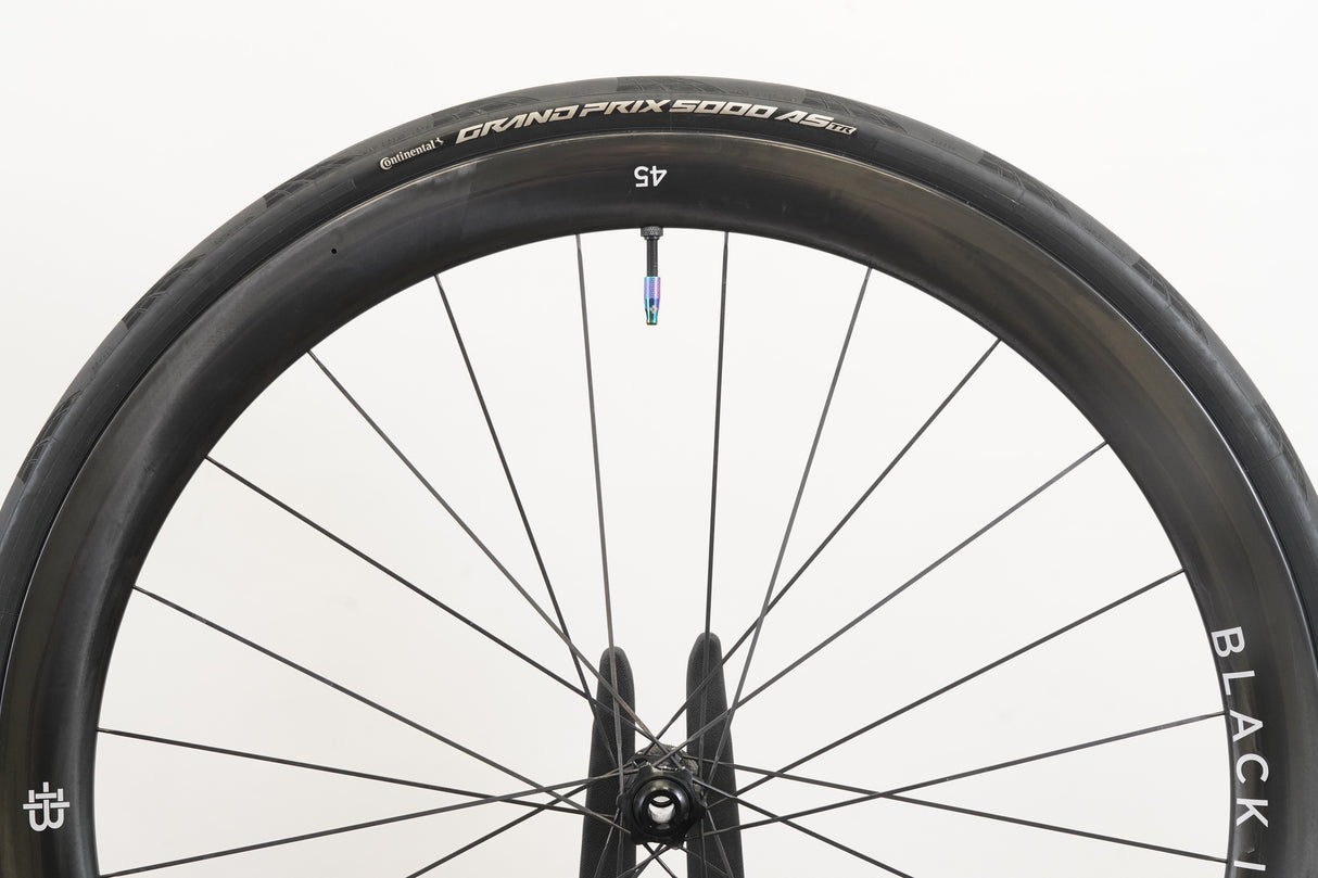 Black Inc. Fourty Five 45 Carbon Tubeless Clincher Disc Brake Wheelset 12 Speed