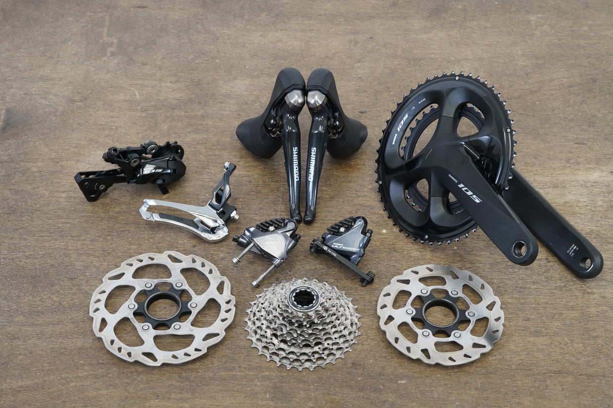 Shimano 105 R7000 GS 11 Speed Mechanical Hydraulic Disc Brake Groupset 7000