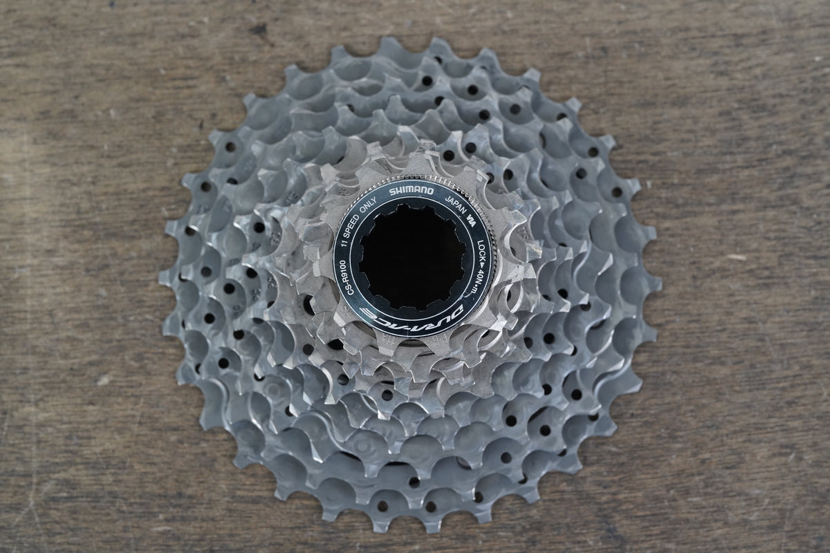 11-30T Shimano Dura-Ace CS-R9100 11 Speed Road Cassette 205g 9100