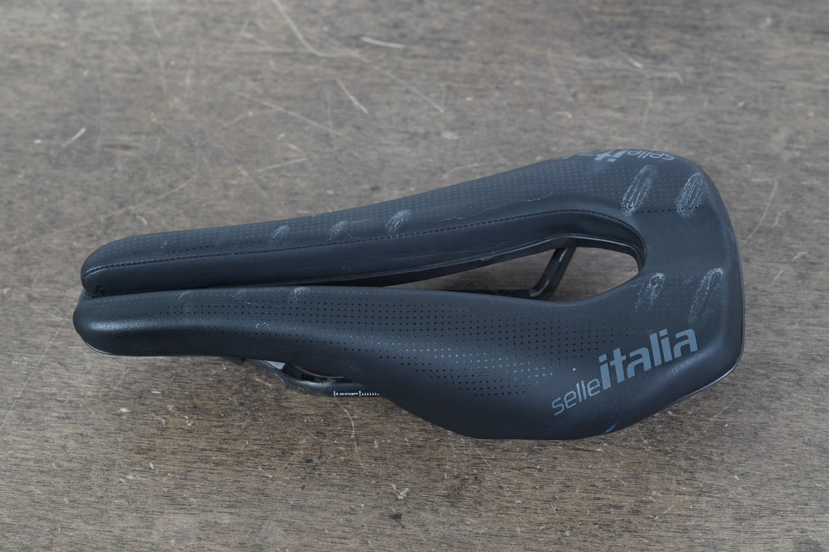 132mm Selle Italia Watt Superflow Kit Carbonio Carbon Rail TT Triathlon Saddle 195g