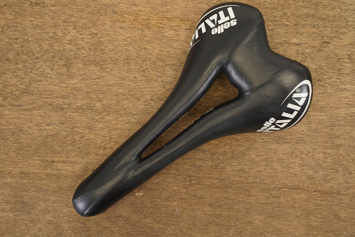 152mm Selle Italia Turbomatic Gel Flow Manganese Rail Road Saddle 310g