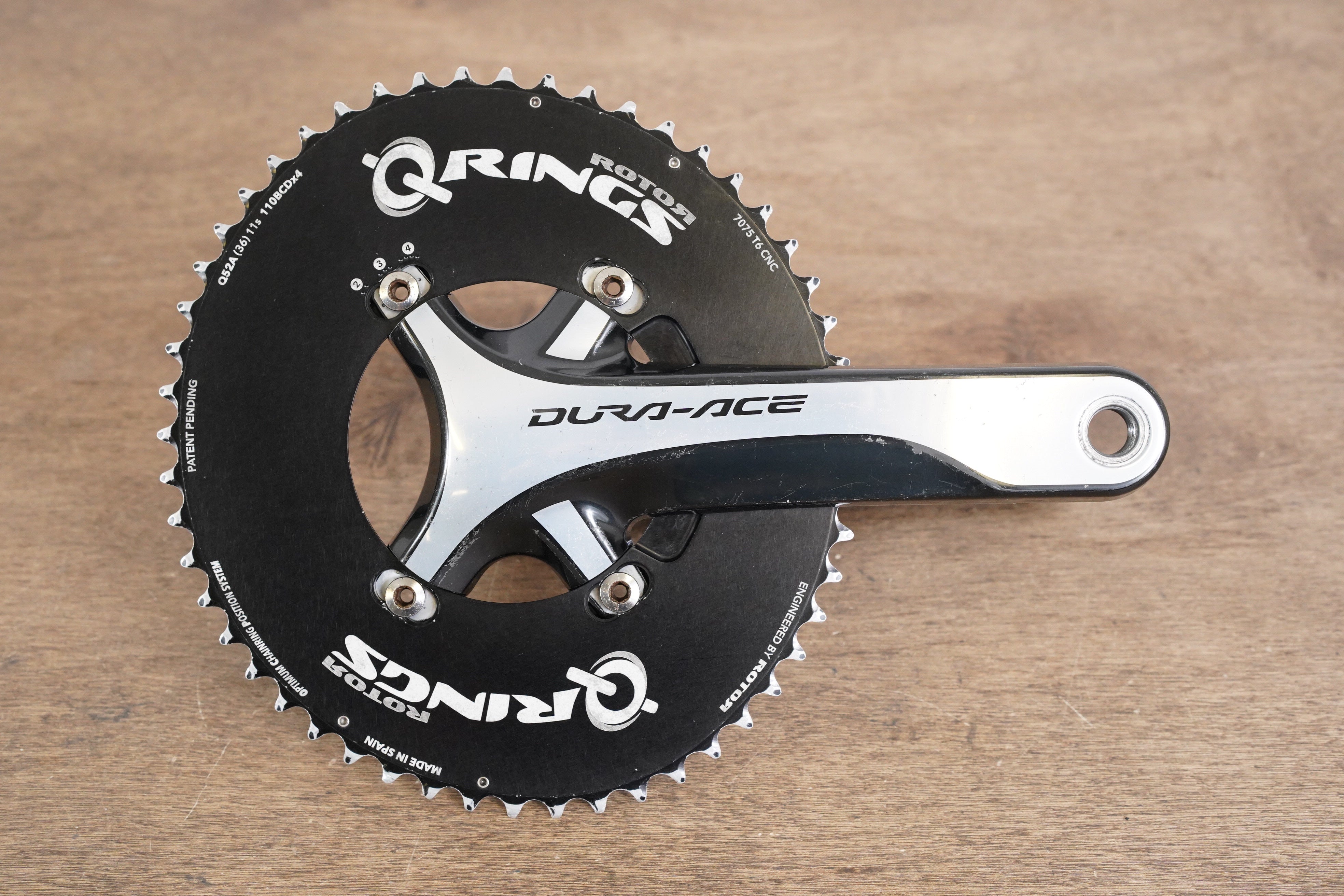 172.5mm 52/36T Shimano Dura-Ace FC-9000 11 Speed Stages Power Meter Cr –  Elevate Cycling