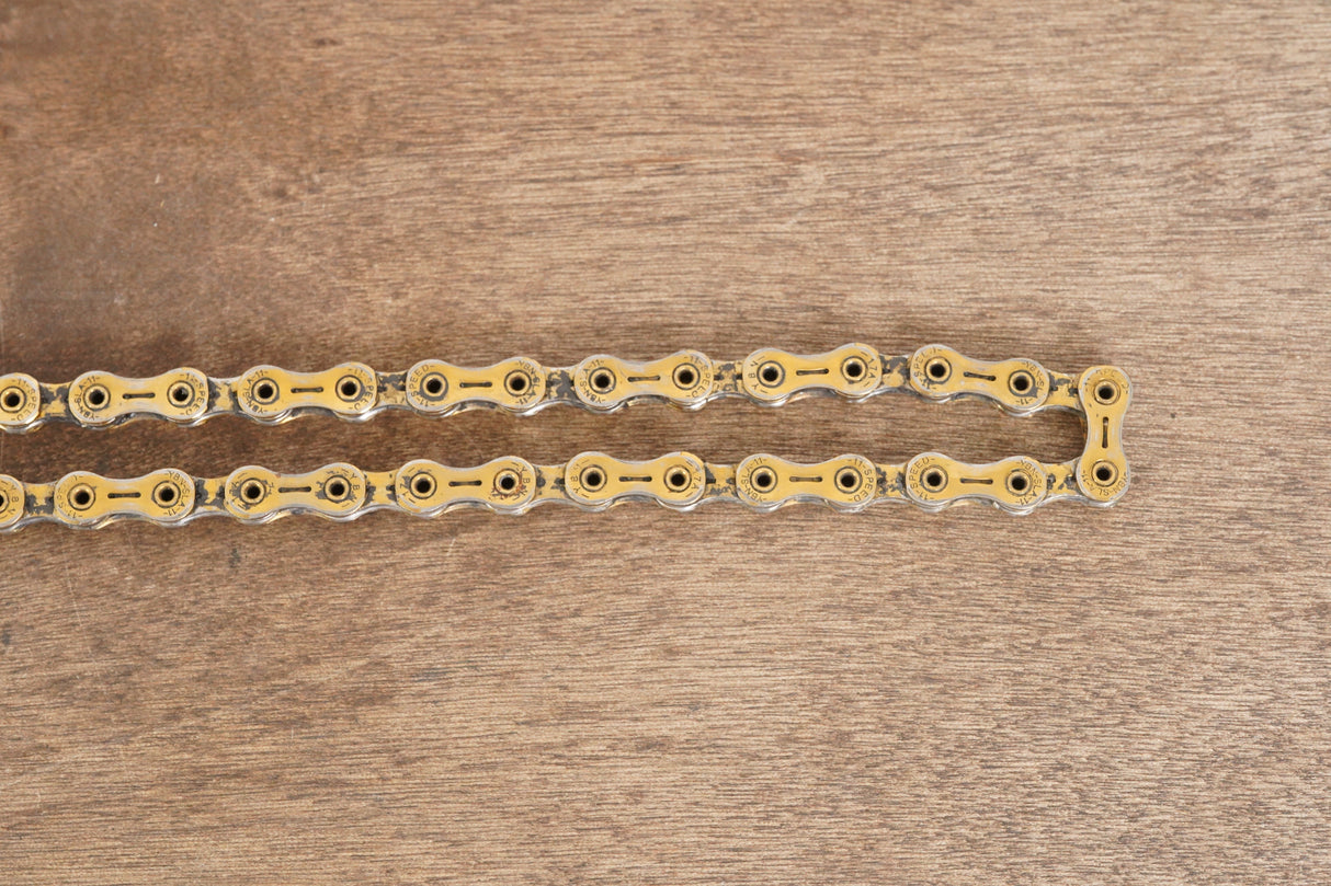 106L YBN SLA Gold 11 Speed Road Chain 75% Life Remaining 106 Links