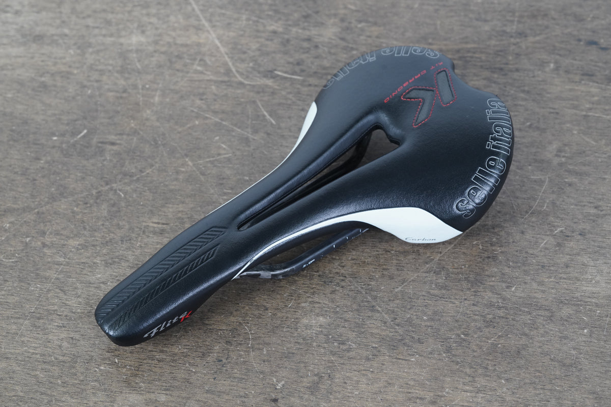 145mm Selle Italia Flite K Superflow Kit Carbonio Carbon Rail Road Saddle 167g
