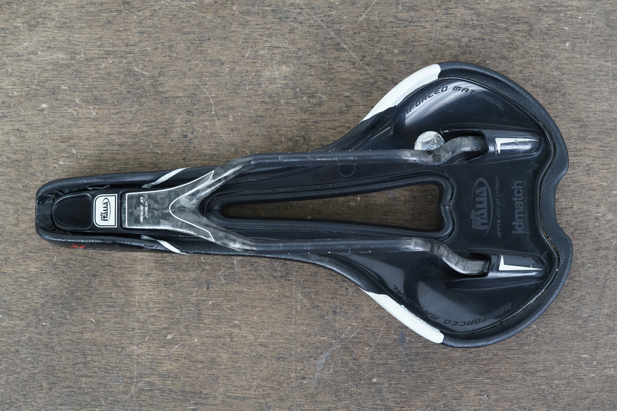 145mm Selle Italia Flite K Superflow Kit Carbonio Carbon Rail Road Saddle 167g