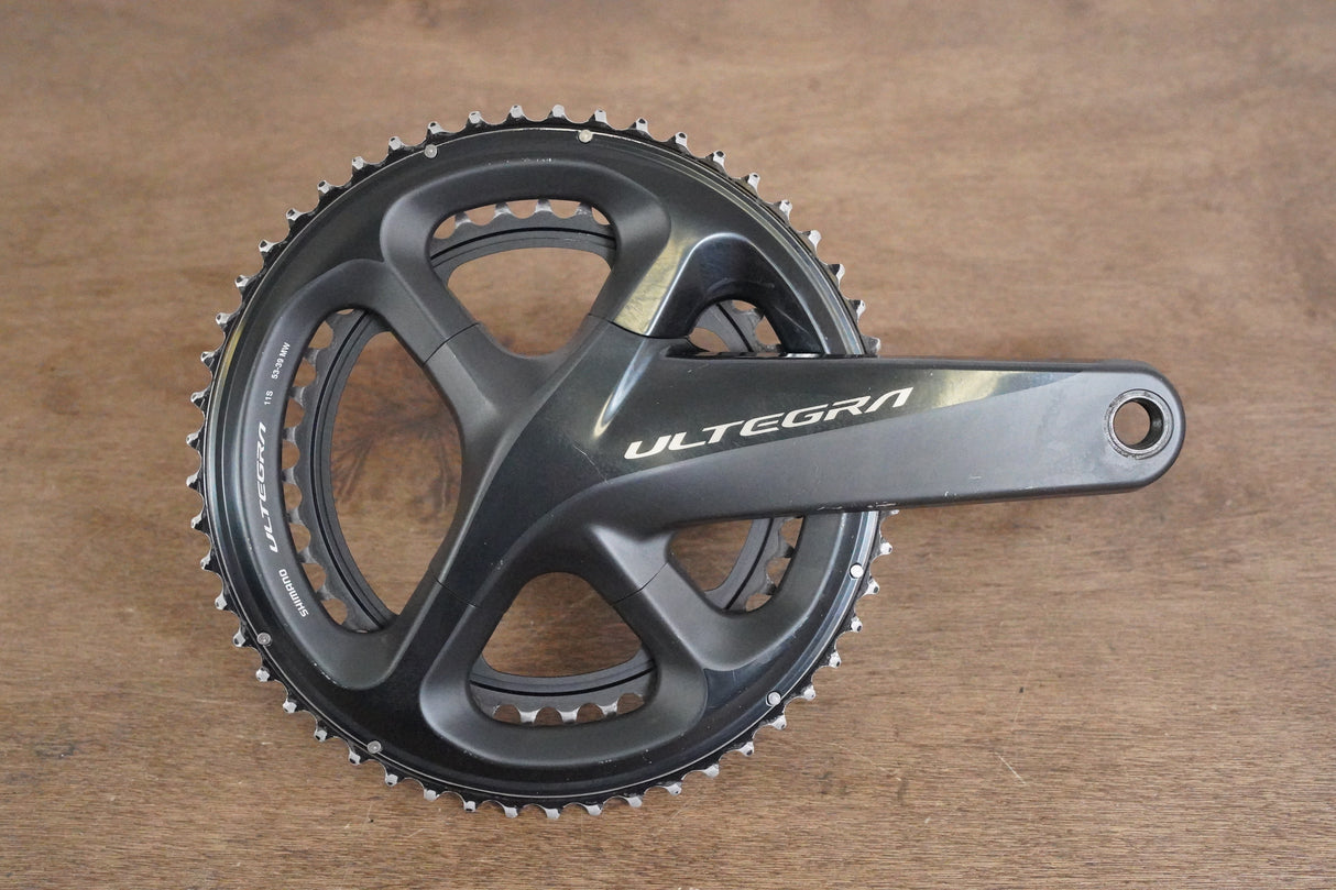 175mm 53/39T Shimano Ultegra FC-R8000 11 Speed Road Crankset 8000