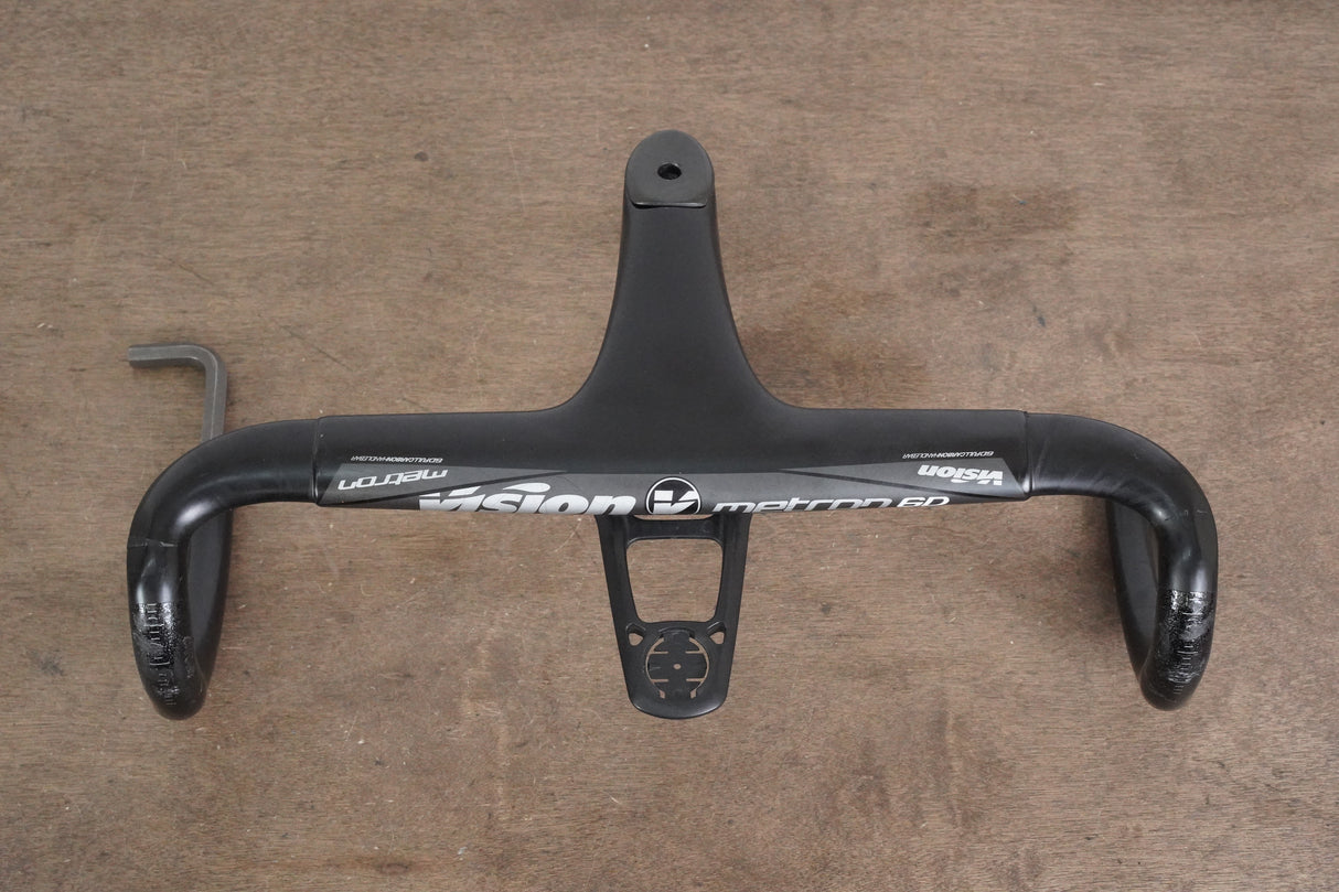 42cm 130mm Vision Metron 6D Integrated Carbon Barstem Handlebar + Mount 1 1/8"