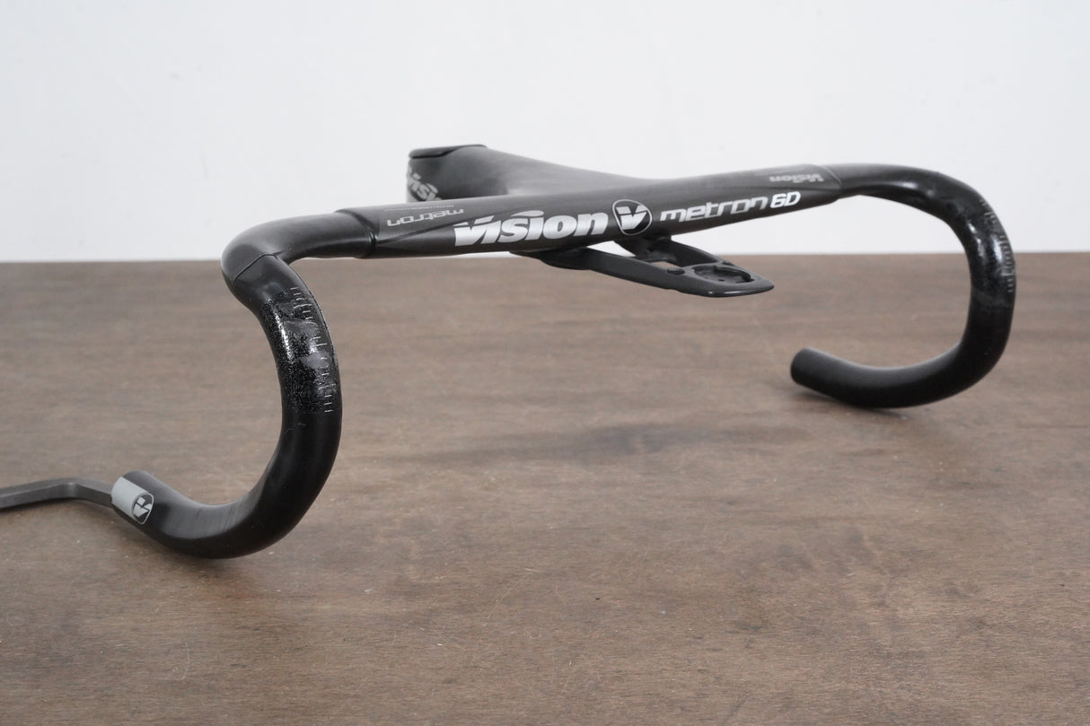 42cm 130mm Vision Metron 6D Integrated Carbon Barstem Handlebar + Mount 1 1/8"