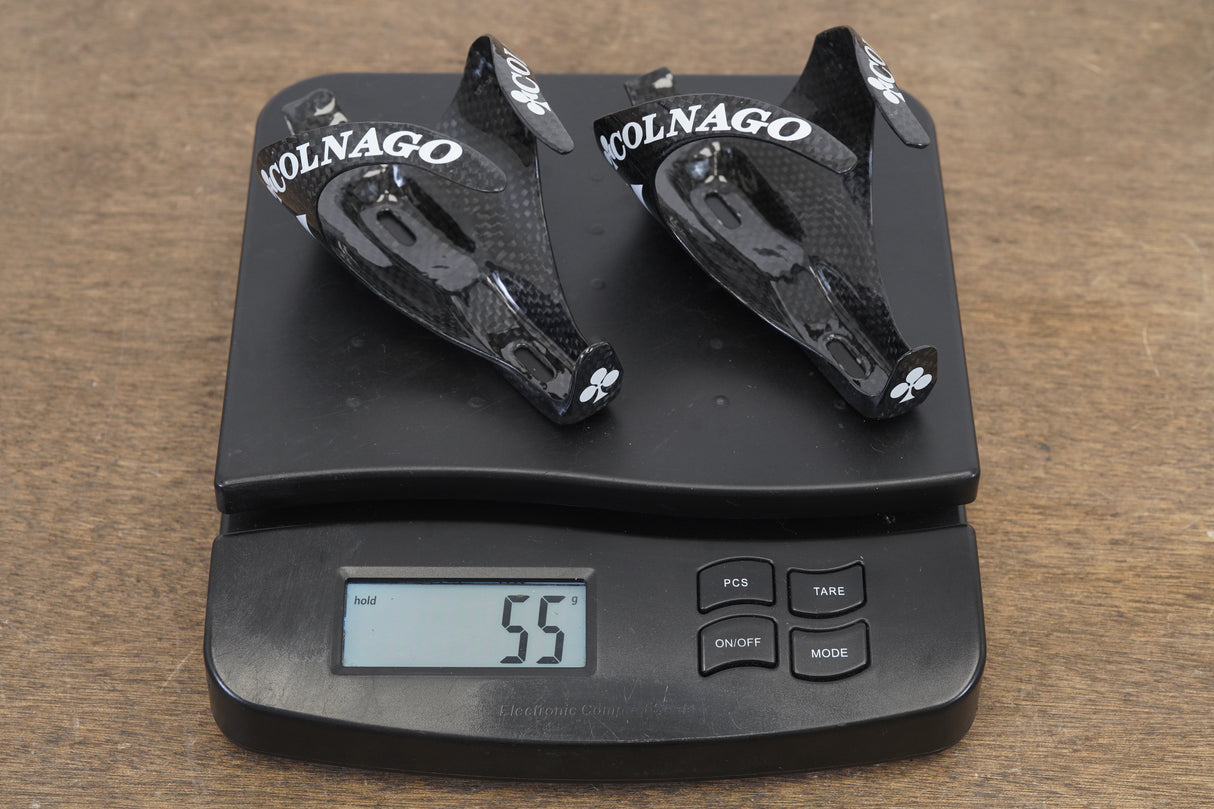(2) Colnago Carbon Water Bottle Cages 55g