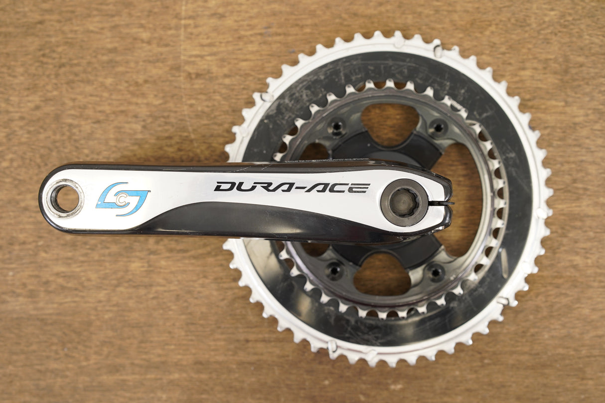 175mm 52/36T Shimano Dura-Ace FC-9000 11 Speed Stages Power Meter Crankset