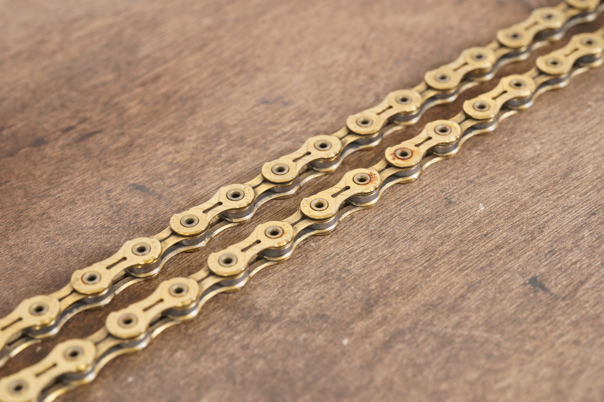 112L KMC X11SL Gold 11 Speed Road Chain >75% Life Remaining 112 Links