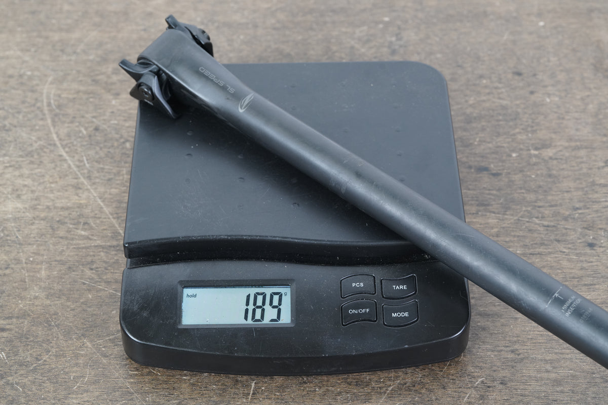 27.2mm Zipp SL Speed Carbon 0 Setback Road Seatpost 189g
