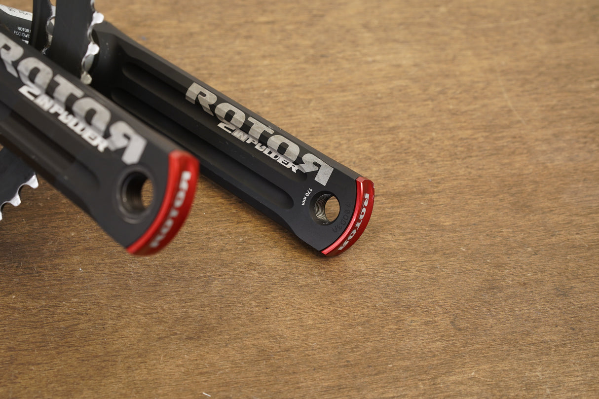 170mm 52/36T BB30 Rotor 2INpower Alloy Power Meter Crankset