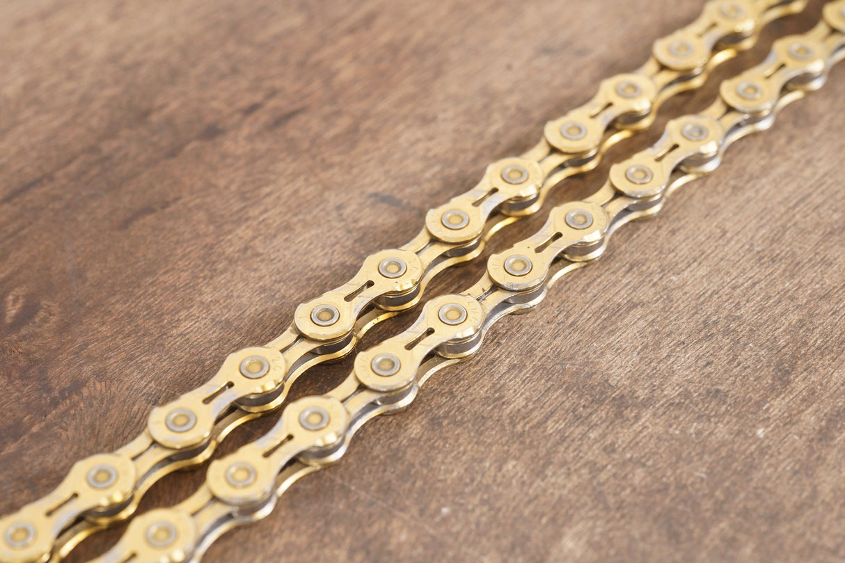 110L KMC X11EL Gold 11 Speed Road Chain >75% Life Remaining 110 Links