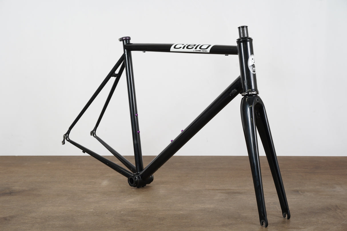 56cm Chris King Cielo Steel Rim Brake Road Frameset