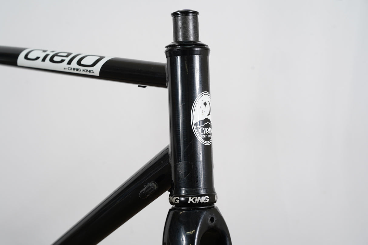 56cm Chris King Cielo Steel Rim Brake Road Frameset