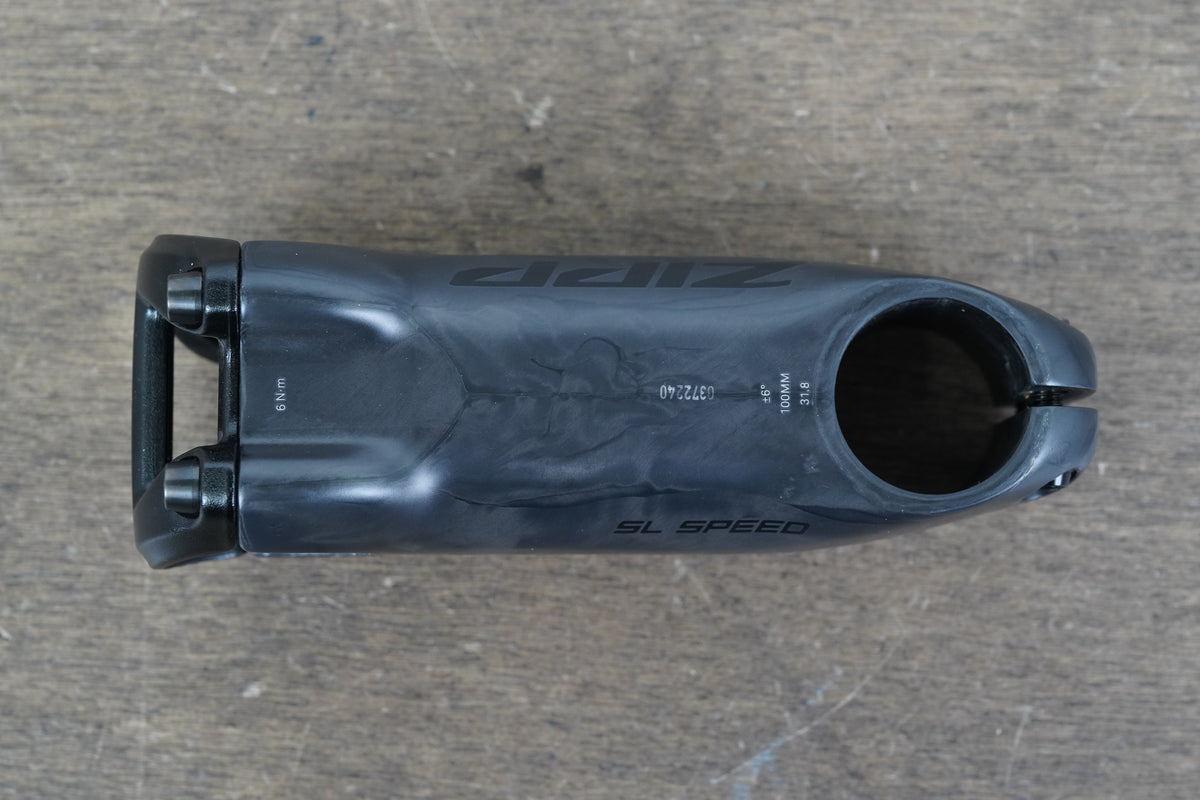 Zipp SL Speed 100mm ±6 Degree Carbon Road Stem 119g 1 1/8" 31.8mm