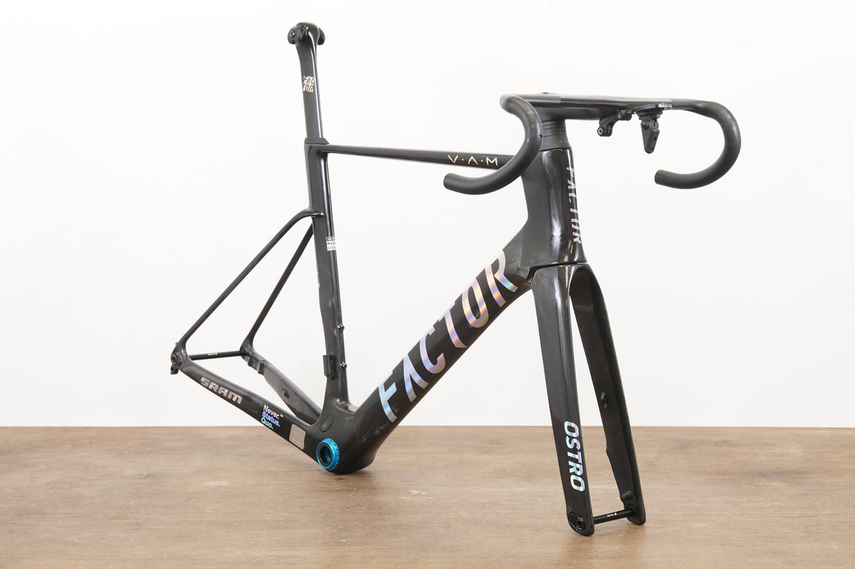 2025 56cm Factor Ostro VAM V2 2.0 Carbon Disc Brake Road Frameset + Cockpit