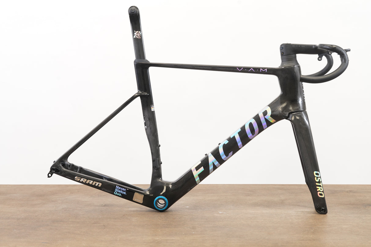 2025 56cm Factor Ostro VAM V2 2.0 Carbon Disc Brake Road Frameset + Cockpit
